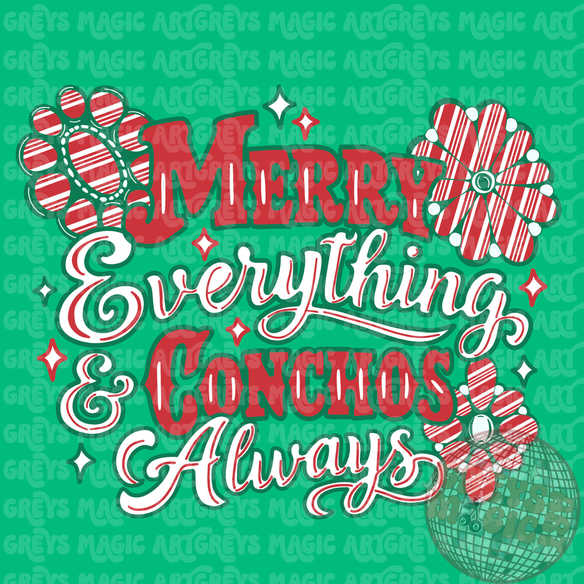Merry Everything Conchos Always PNG