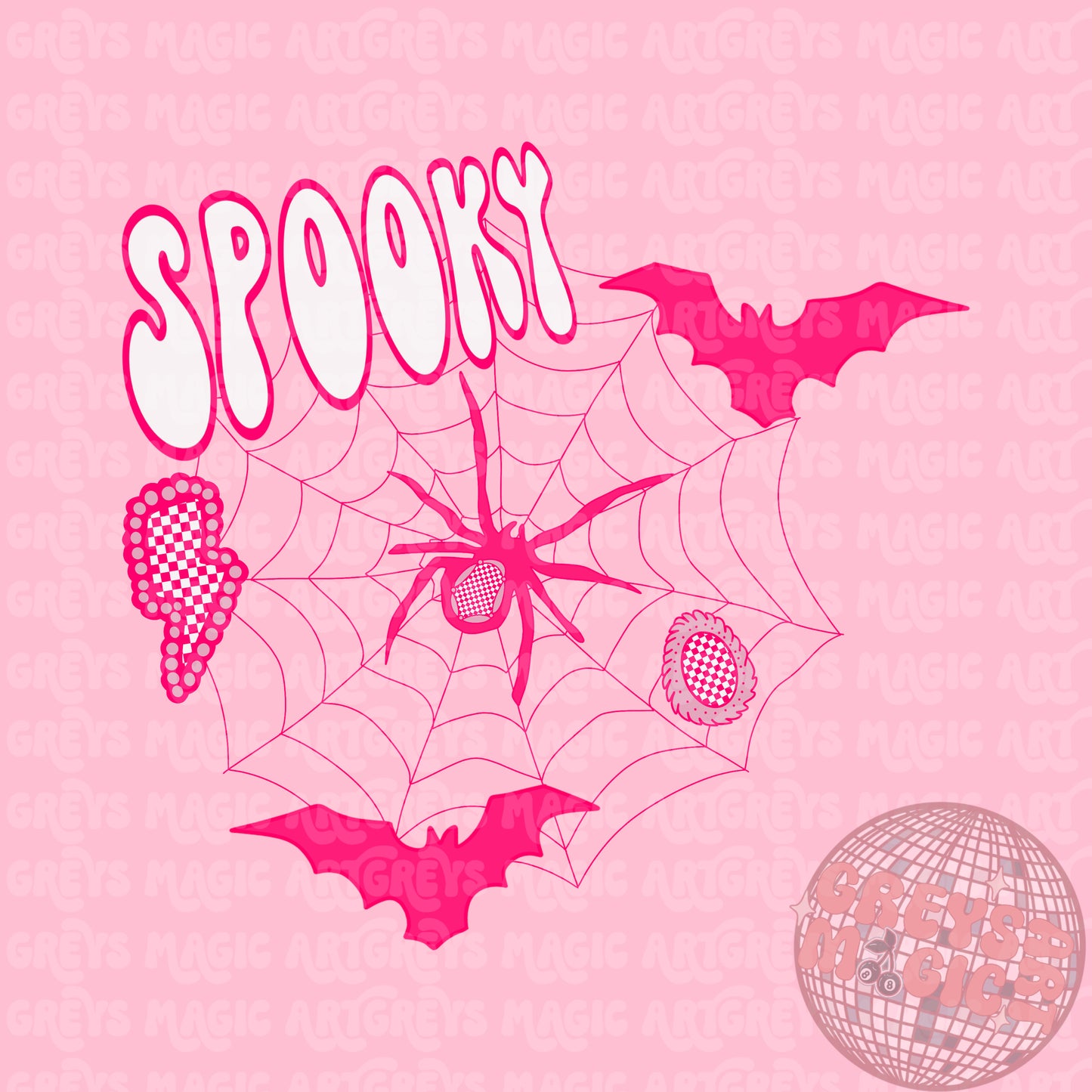 Spooky Pink PNG