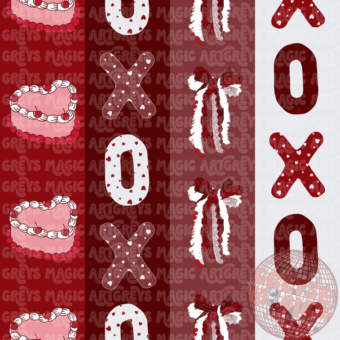 Vday Cake Stripes Seamless File