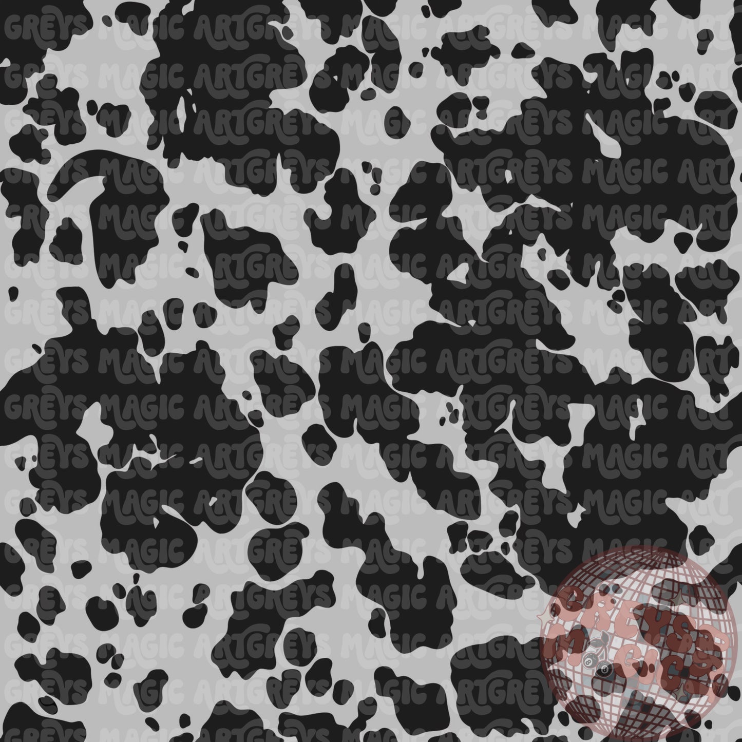 Tarjay Matching Cowprint Coord Seamless File