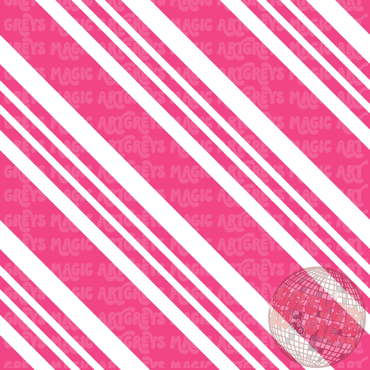 Pink Candy Cane Stripes Seamless File