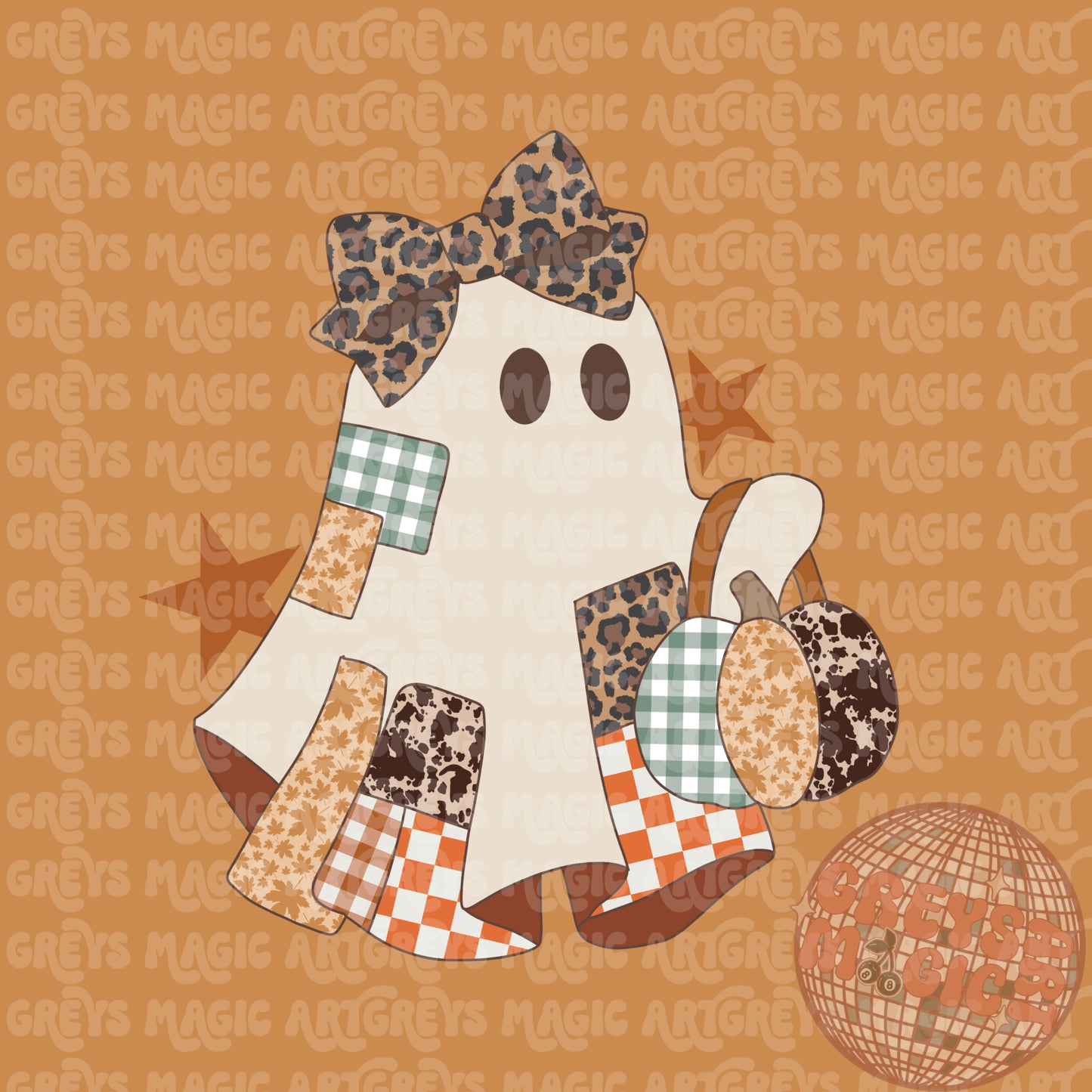 Fall Patch Ghost PNG