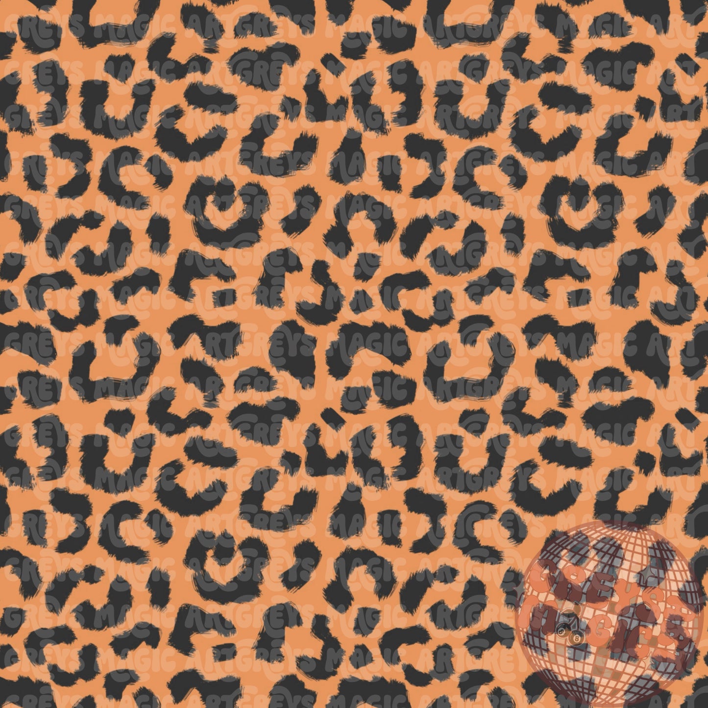 Retro Girl Leopard Coord