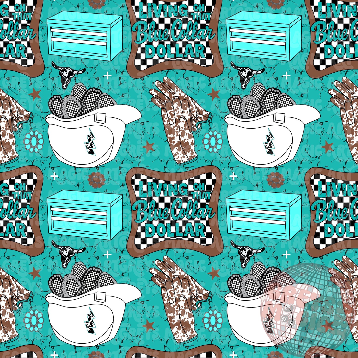 Blue Collar Dollar Seamless File