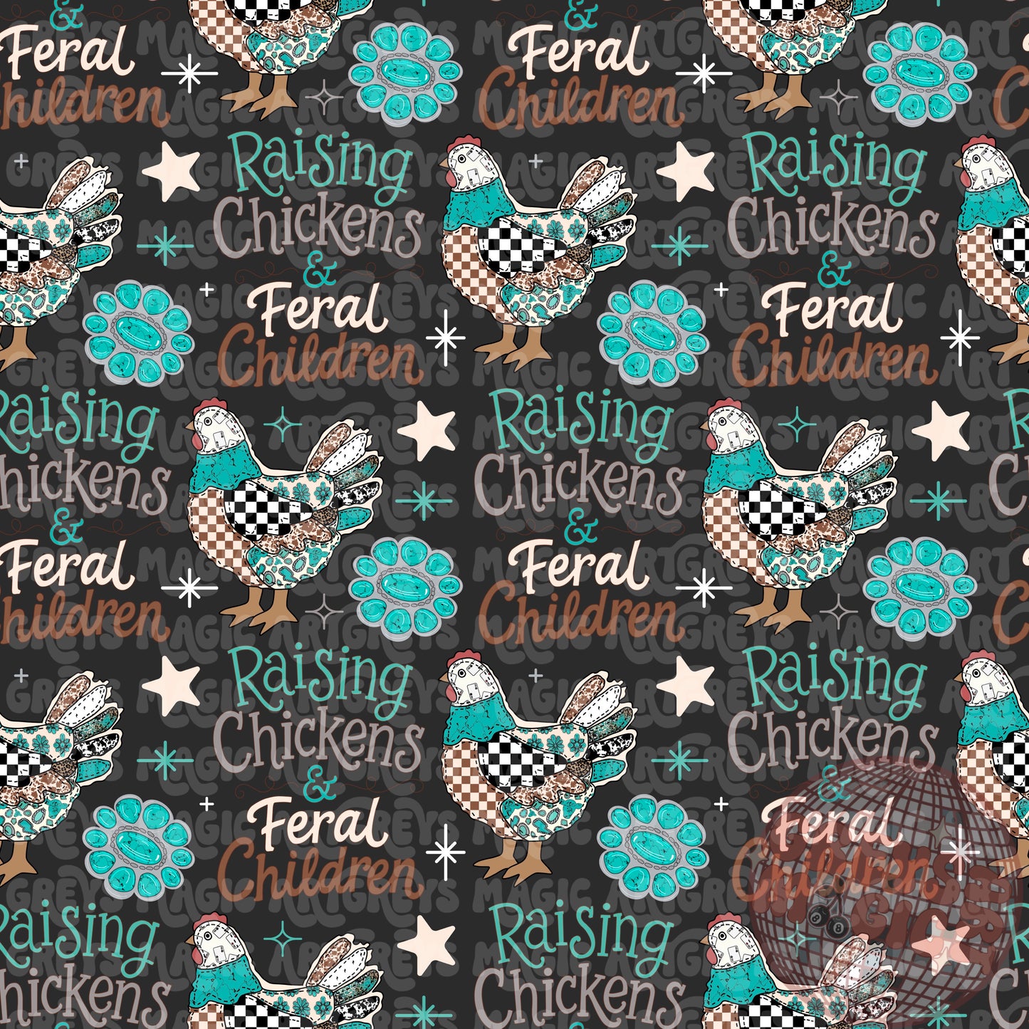 Raising Chickens & Feral Children Seamless File