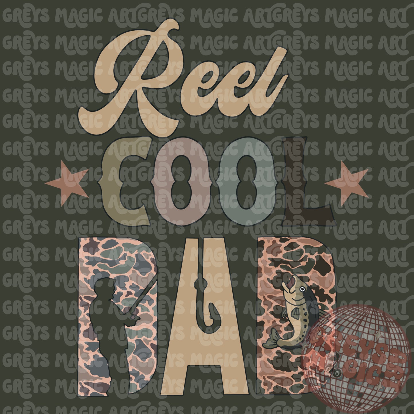 Reel Cool Dad PNG