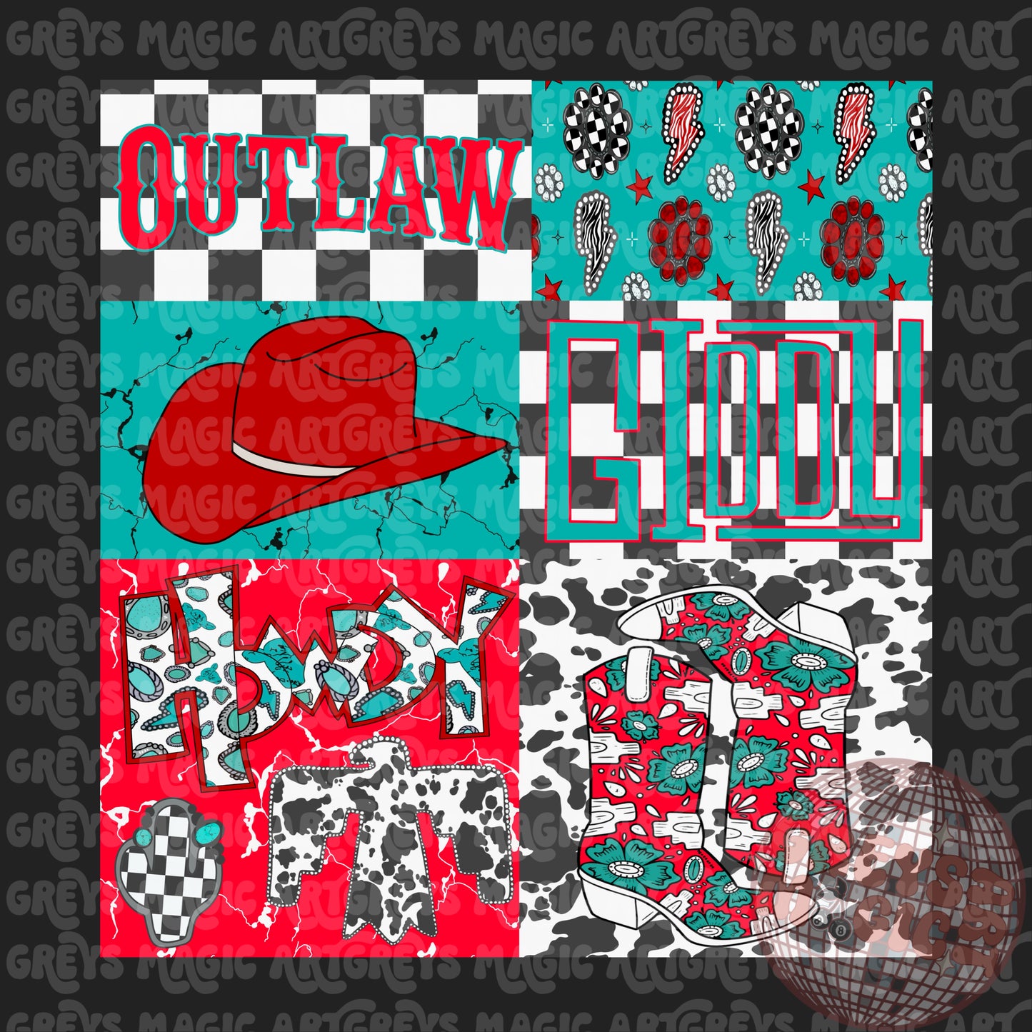 Western Outlaw, Giddy, Howdy PNG