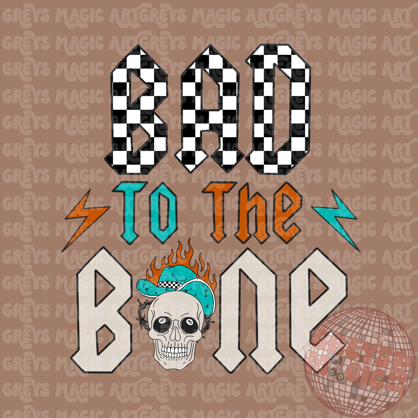 Bad To The Bone PNG