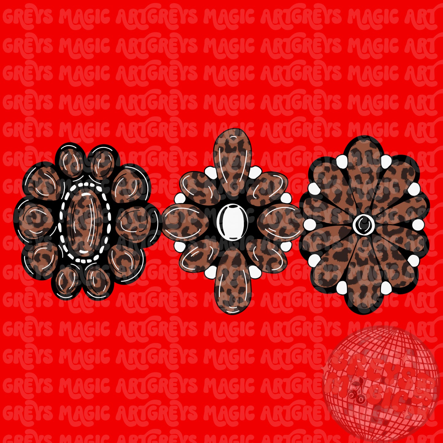 Cheetah Conchos PNG