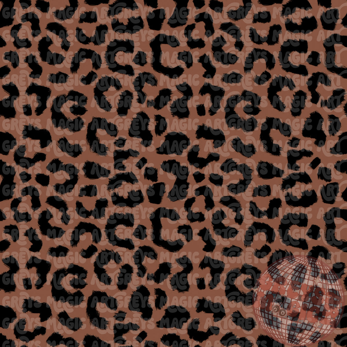 Cheetah Seamless File (Mouse Bear & Friend Coord)