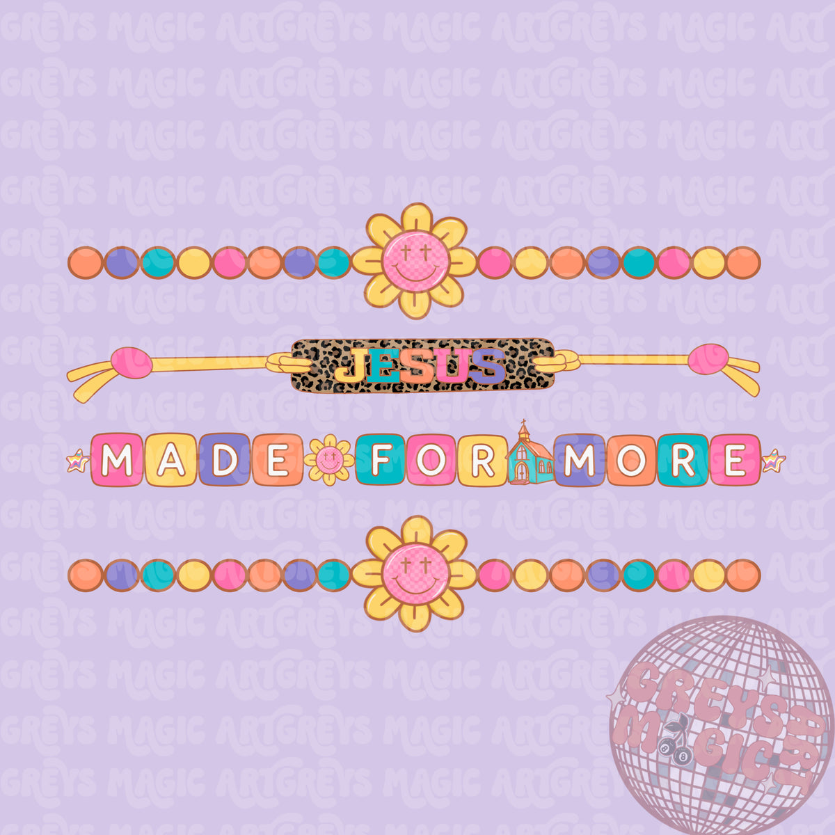 Made For More Religious Bracelets PNG