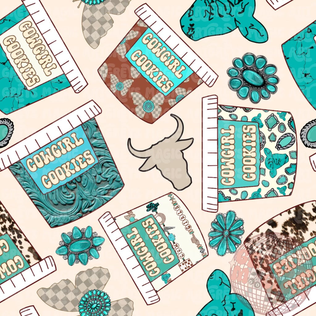 Cowgirl Cookies Seamless File