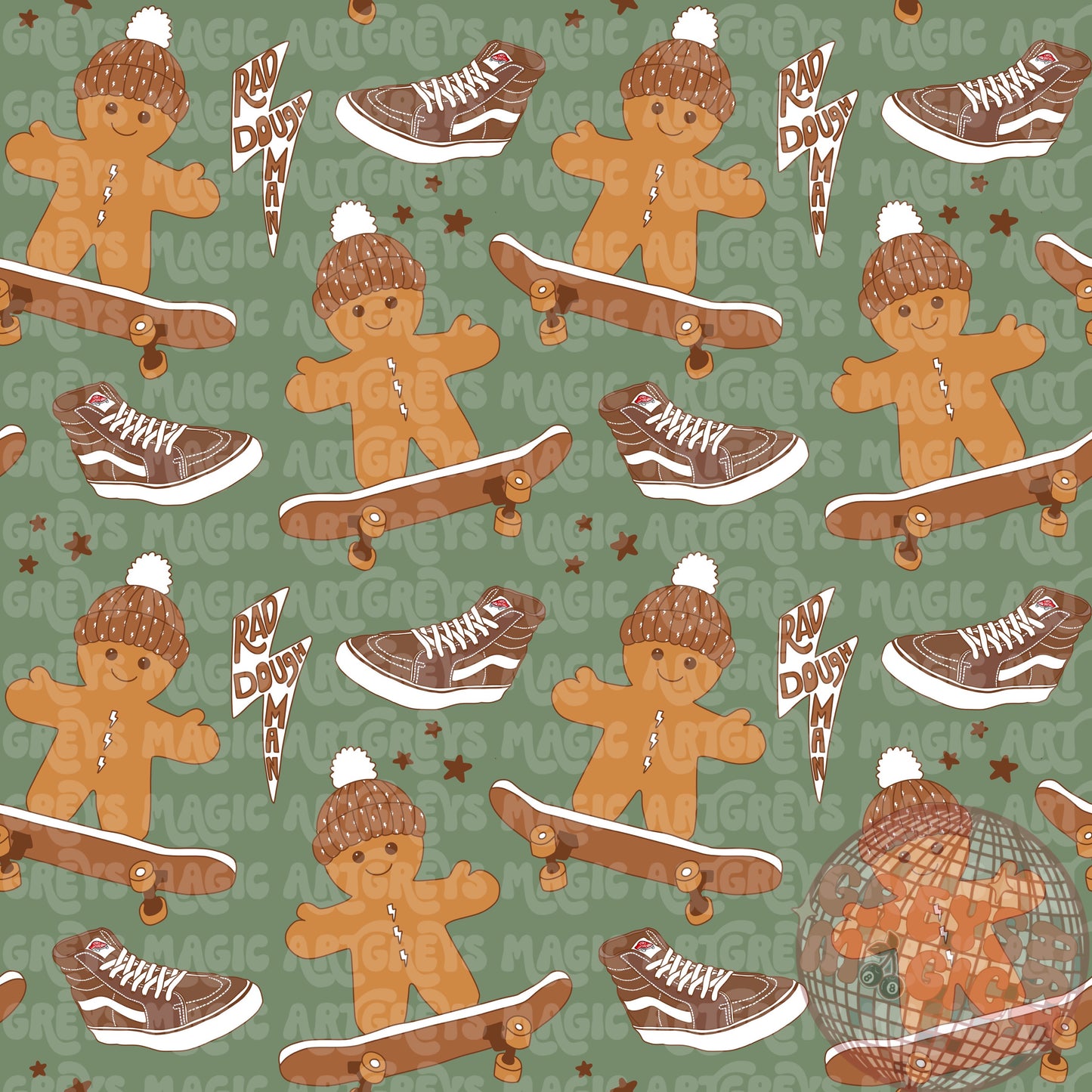 Rad Dough Man Seamless File