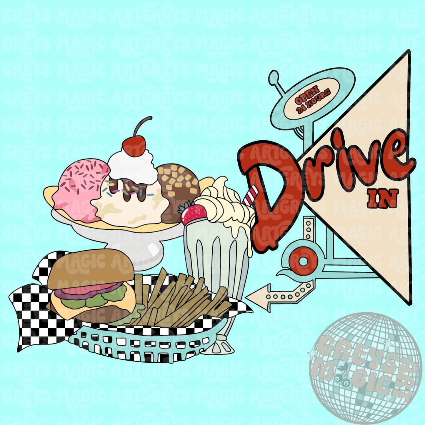 50’s Diner PNG