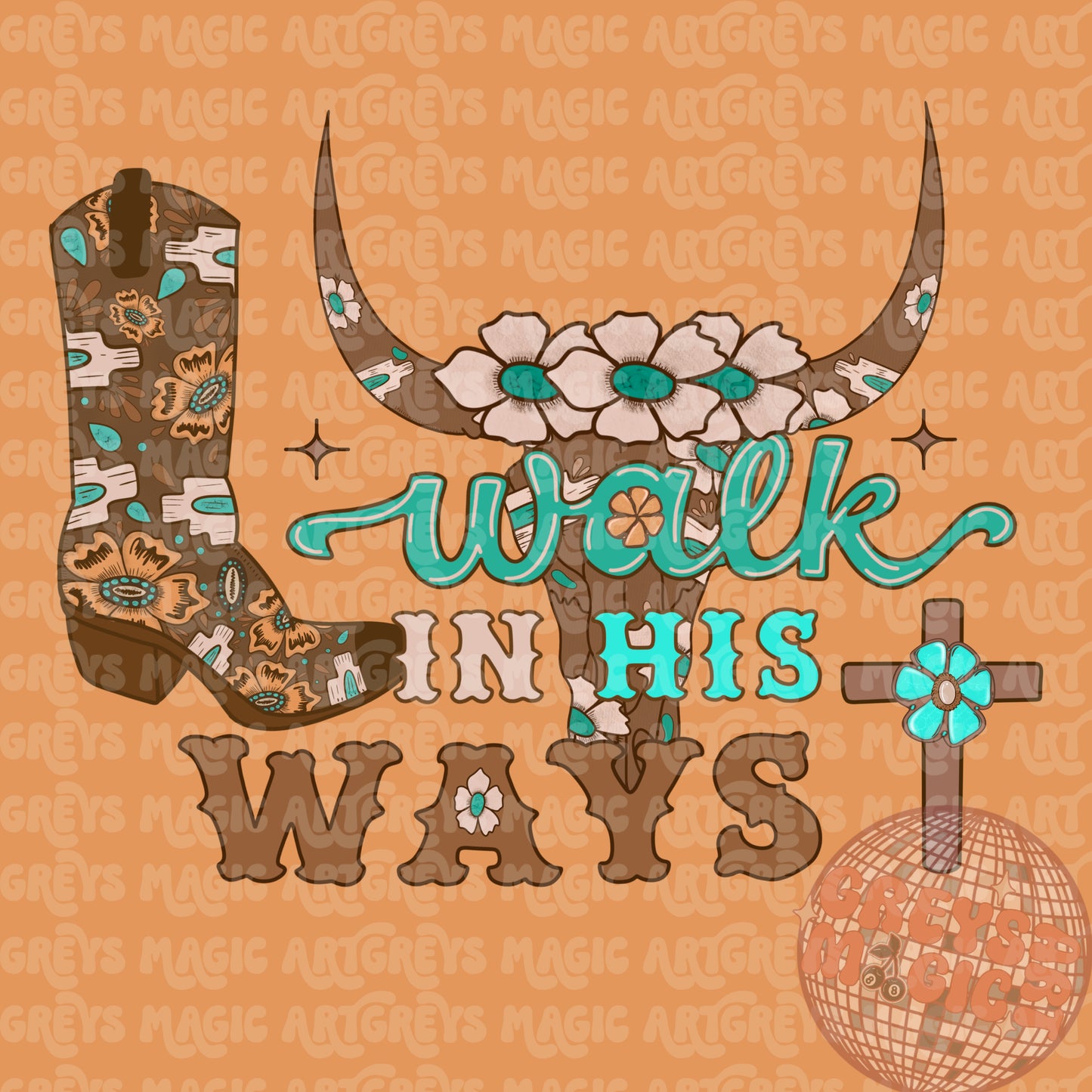 Walk In His Ways PNG