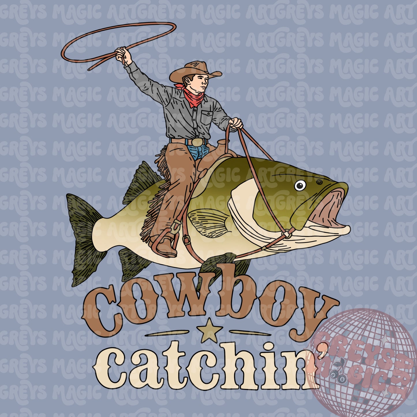 Cowboy Catchin’ PNG
