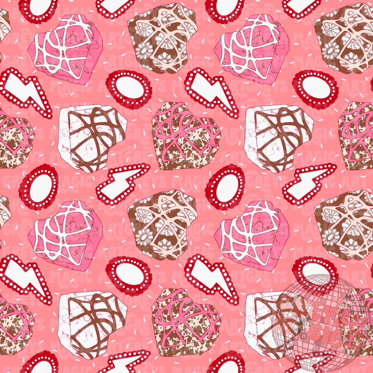 Heart Cakes Seamless File