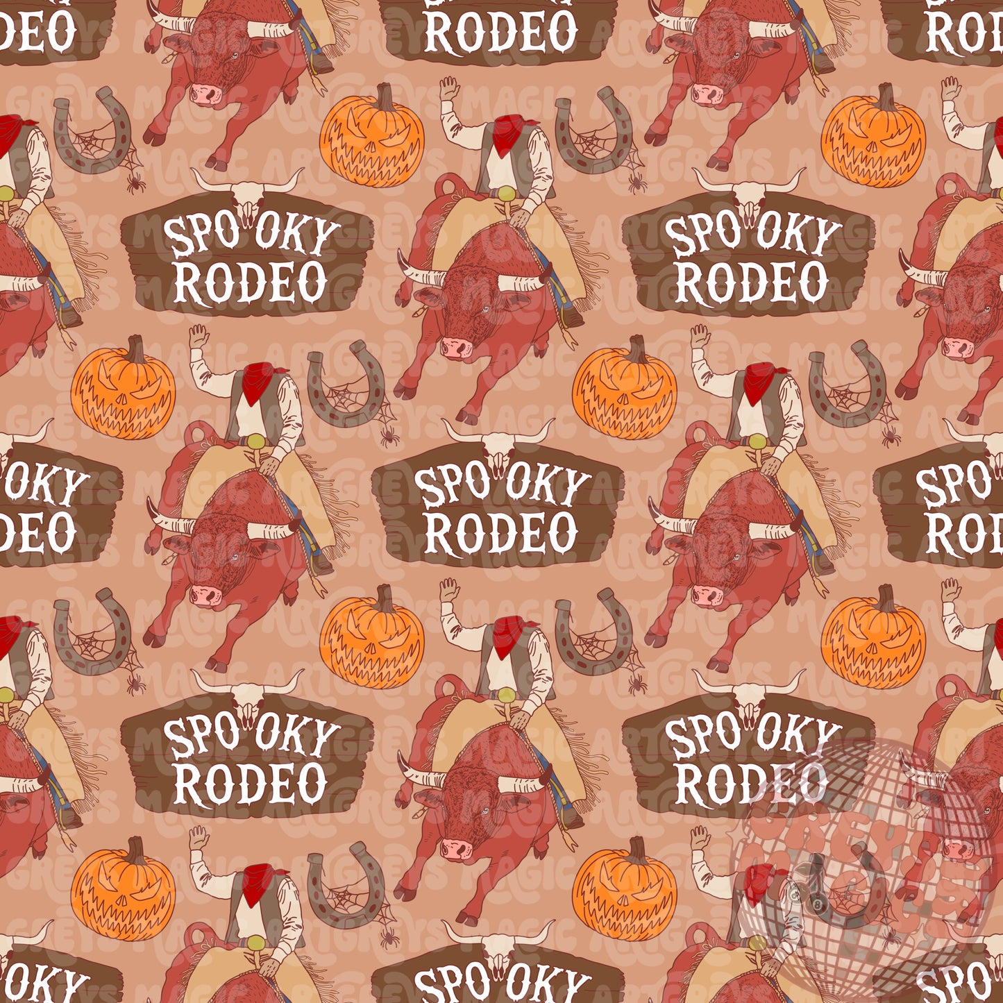 Spooky Rodeo Seamless File