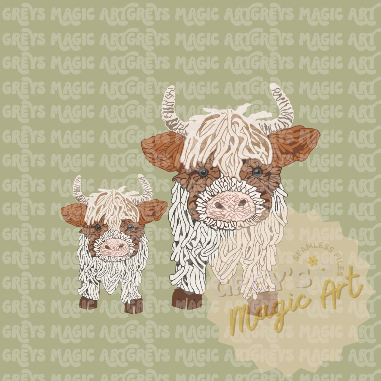 Highland Cow PNG