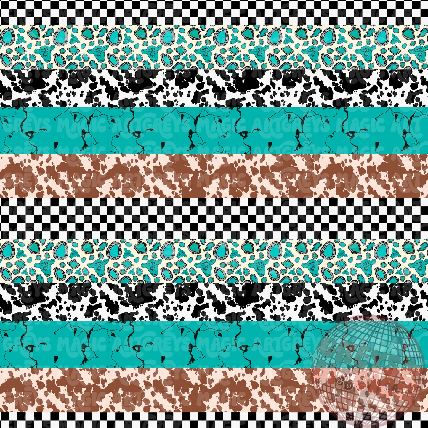 Western Stripes Seamless File