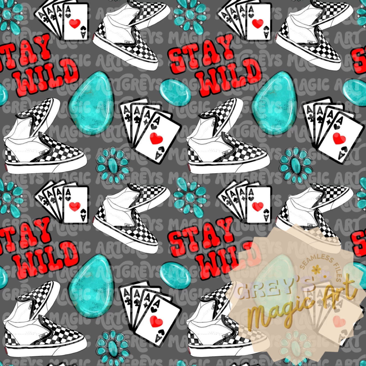 Stay Wild Seamless File
