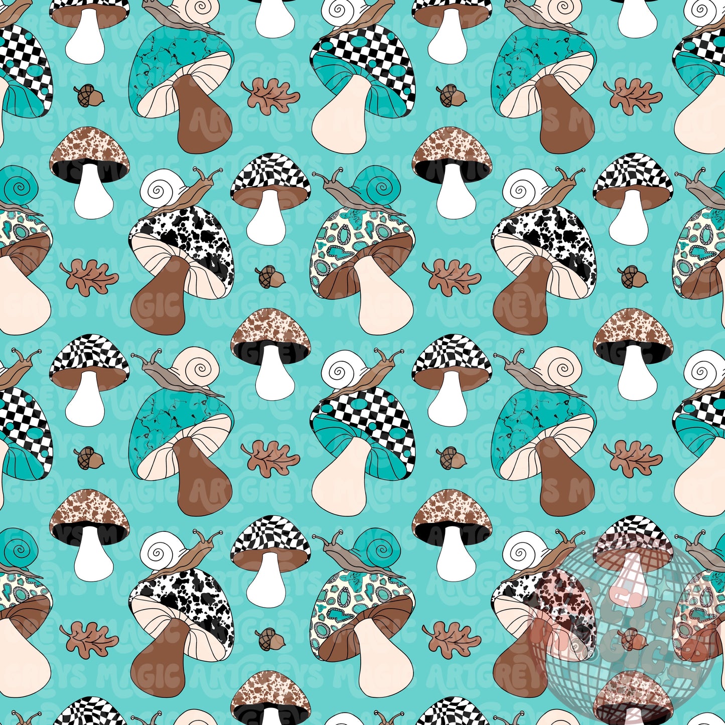 Western Mushies Seamless File