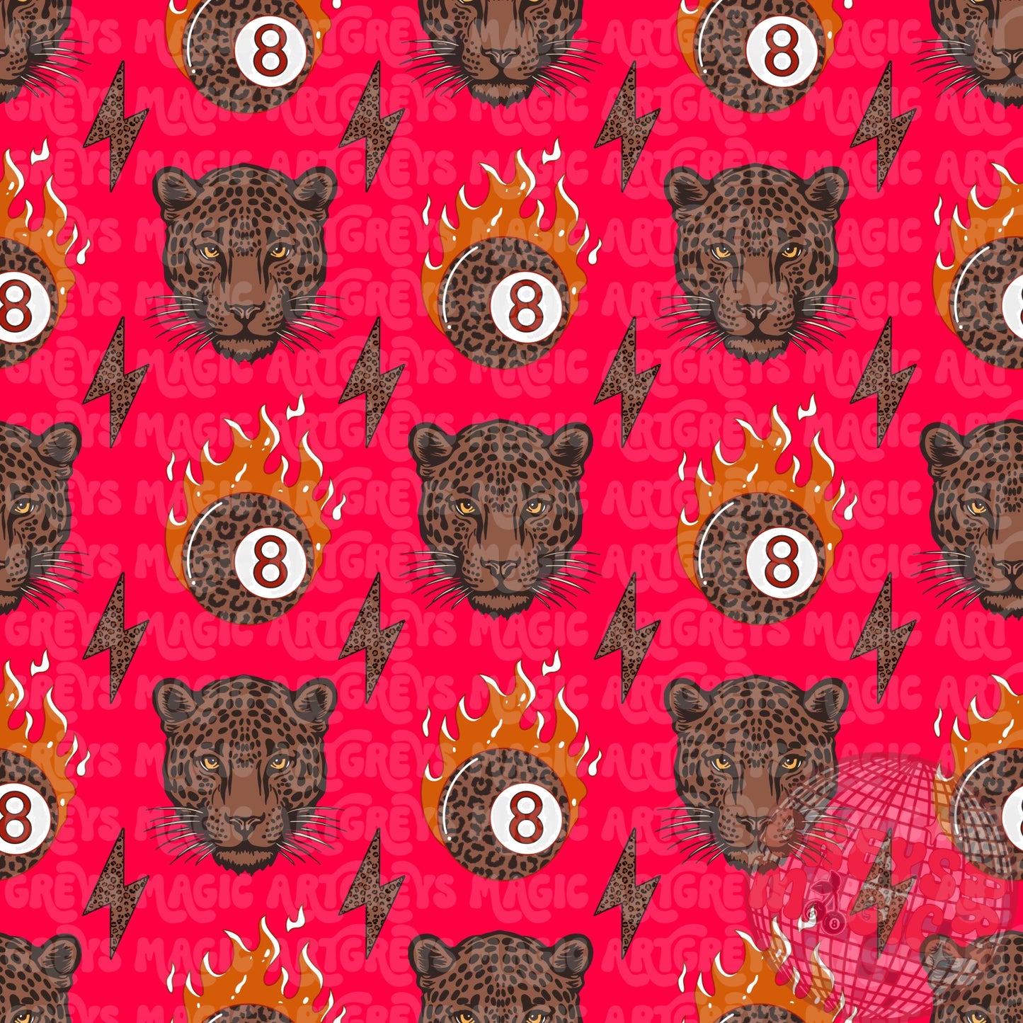 Cheetah 8Ball Seamless File