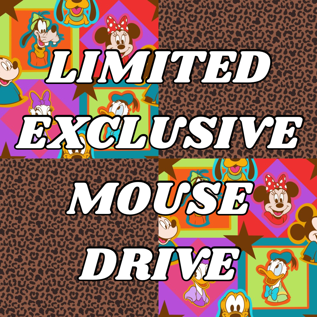 LIMITED EXCLUSIVE MOUSE DRIVE (NO RESTOCKS!)