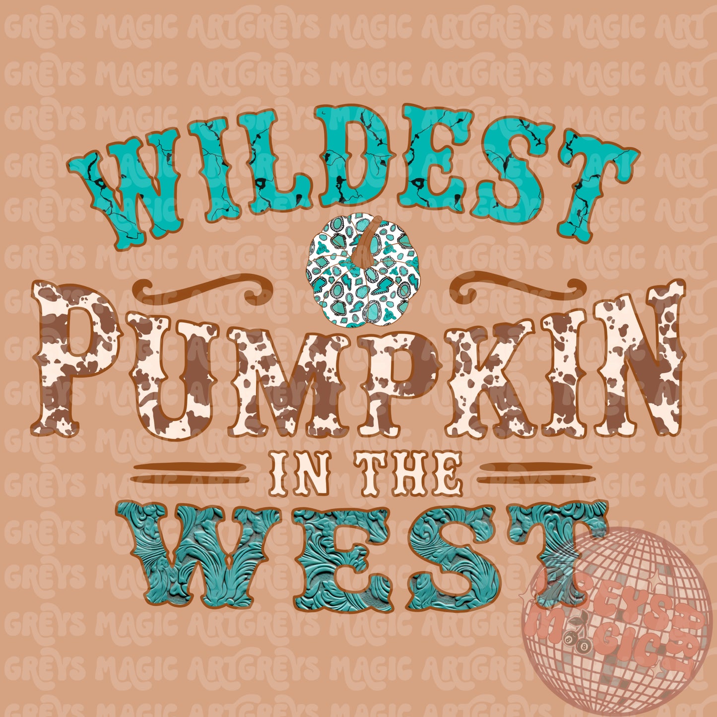 Wildest Pumpkin In The West PNG