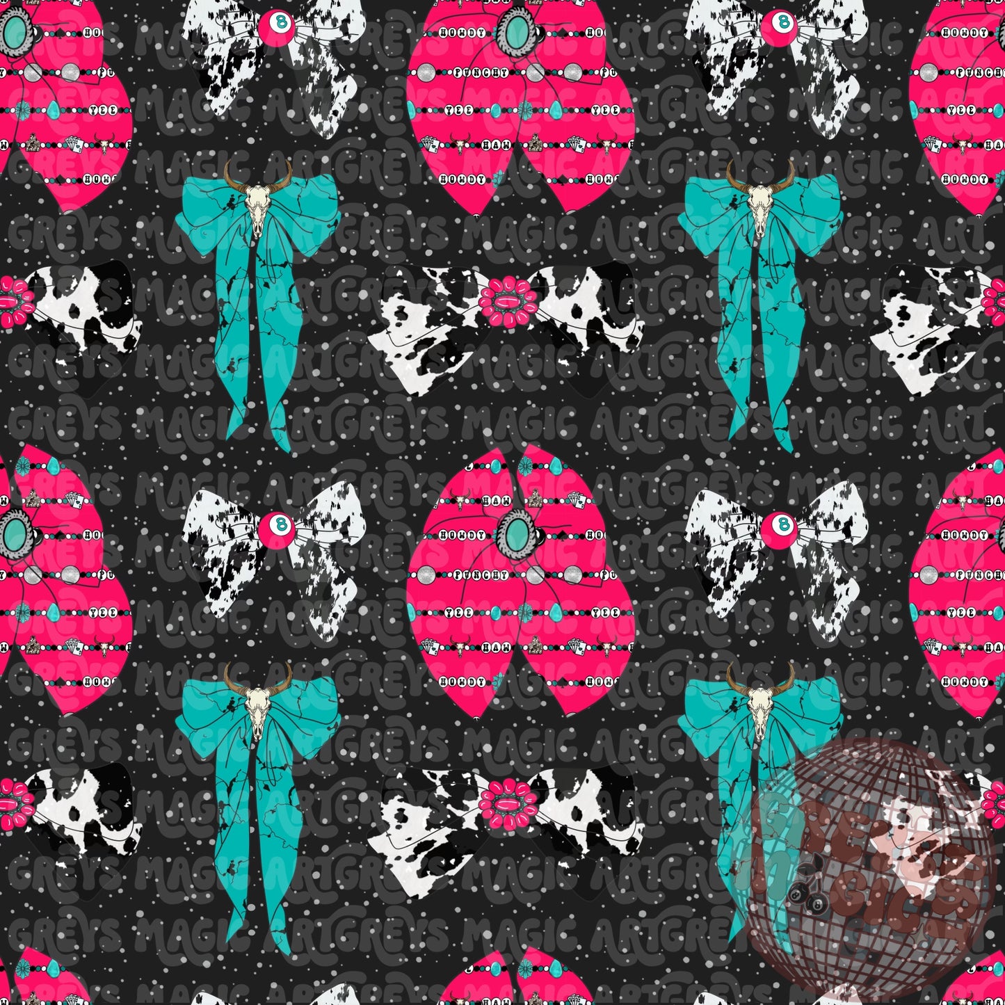 Western Bows Seamless File