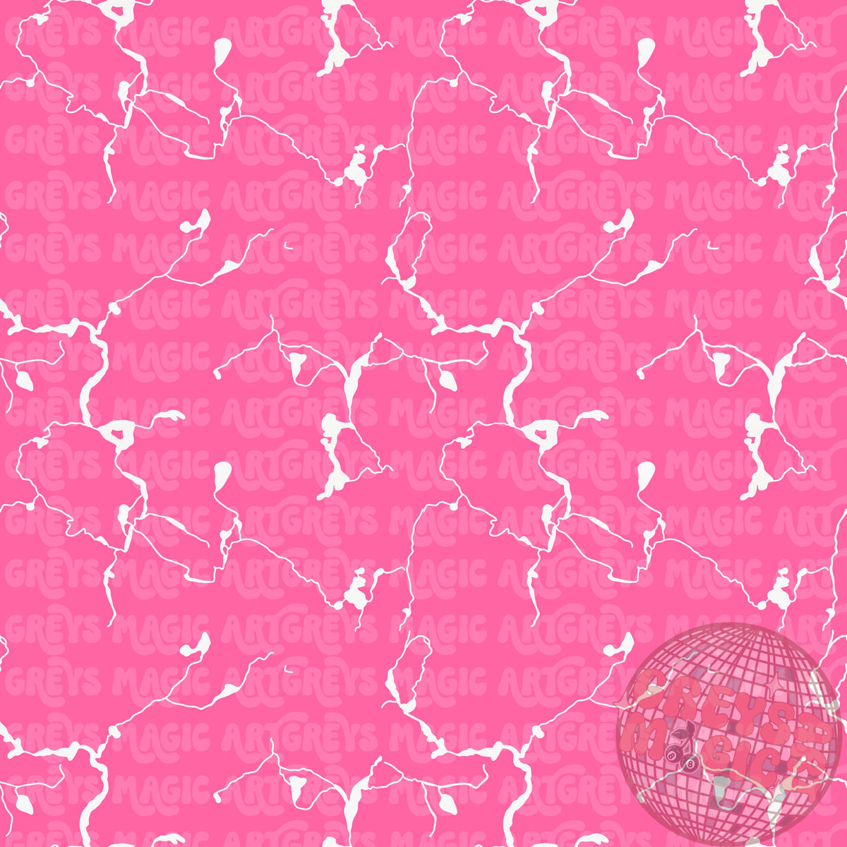 Pink And White Marble Stone Pink Collar Coord Seamless File