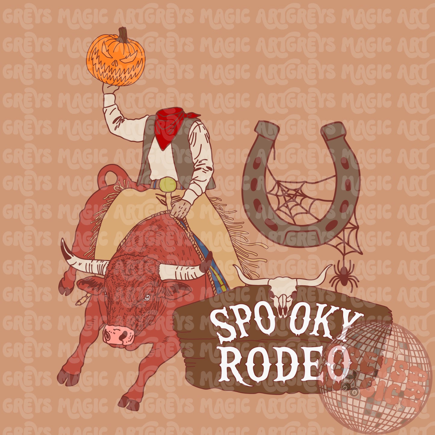 Spooky Rodeo PNG