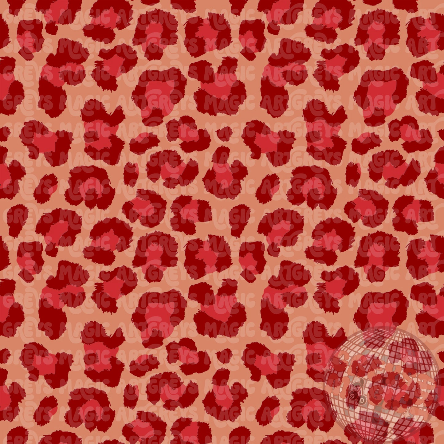 Red Cheetah Seamless File