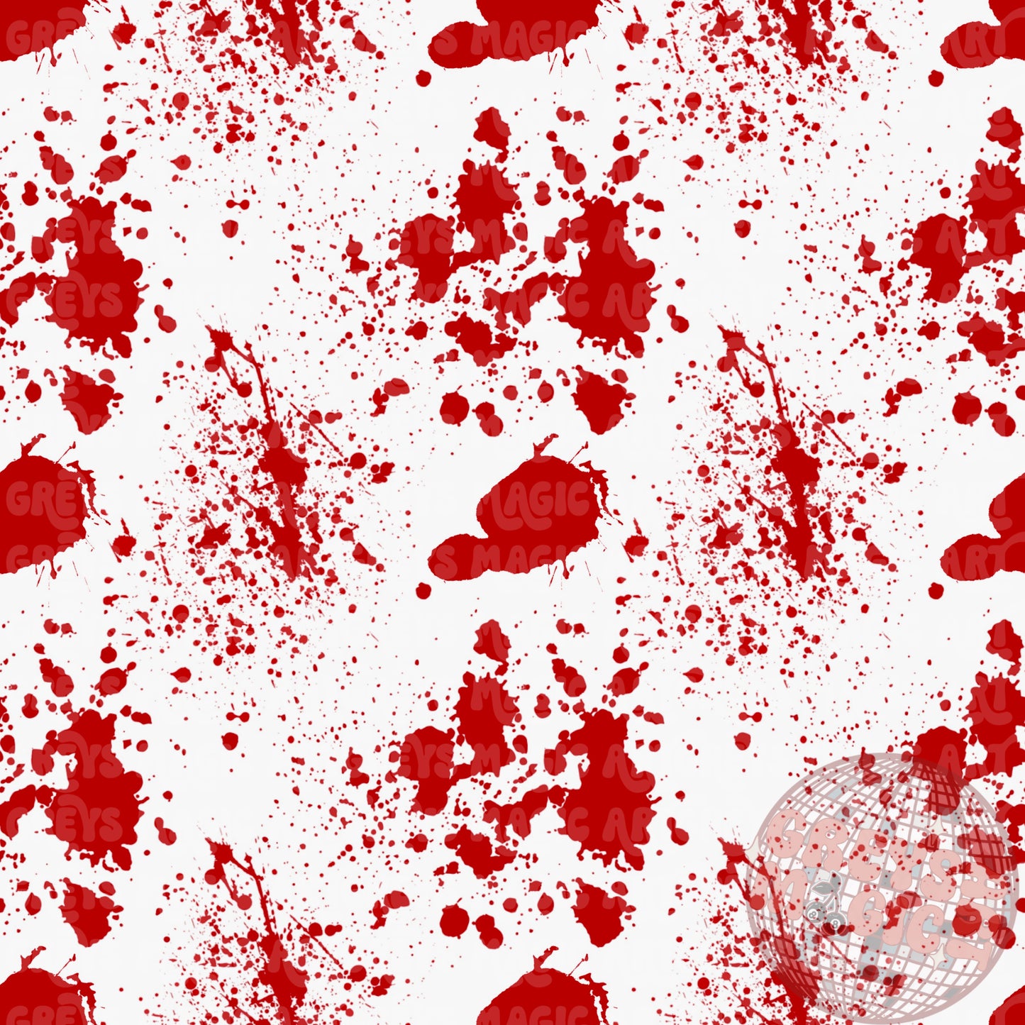Blood Splatter Coord Seamless File