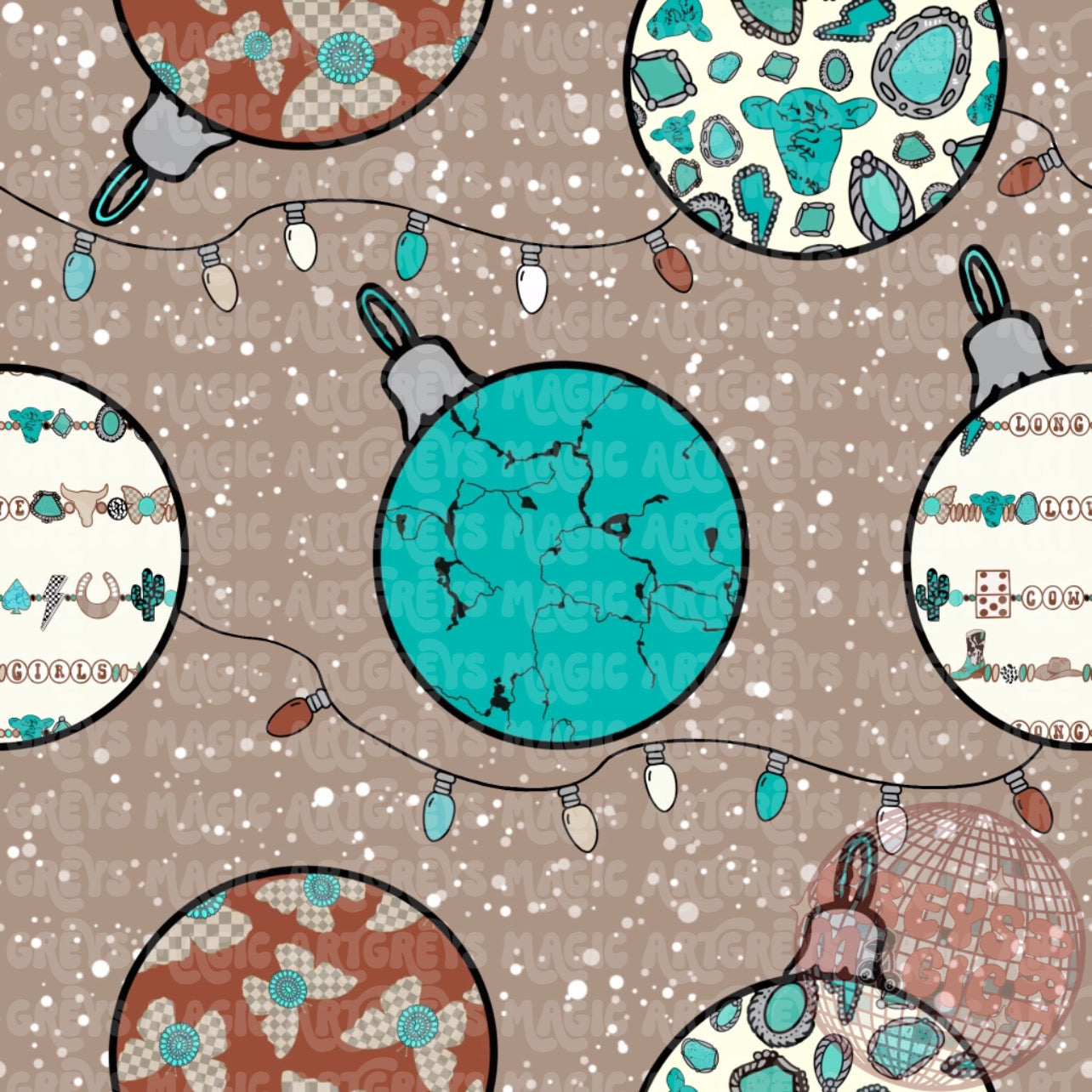 Western Ornament Seamless File