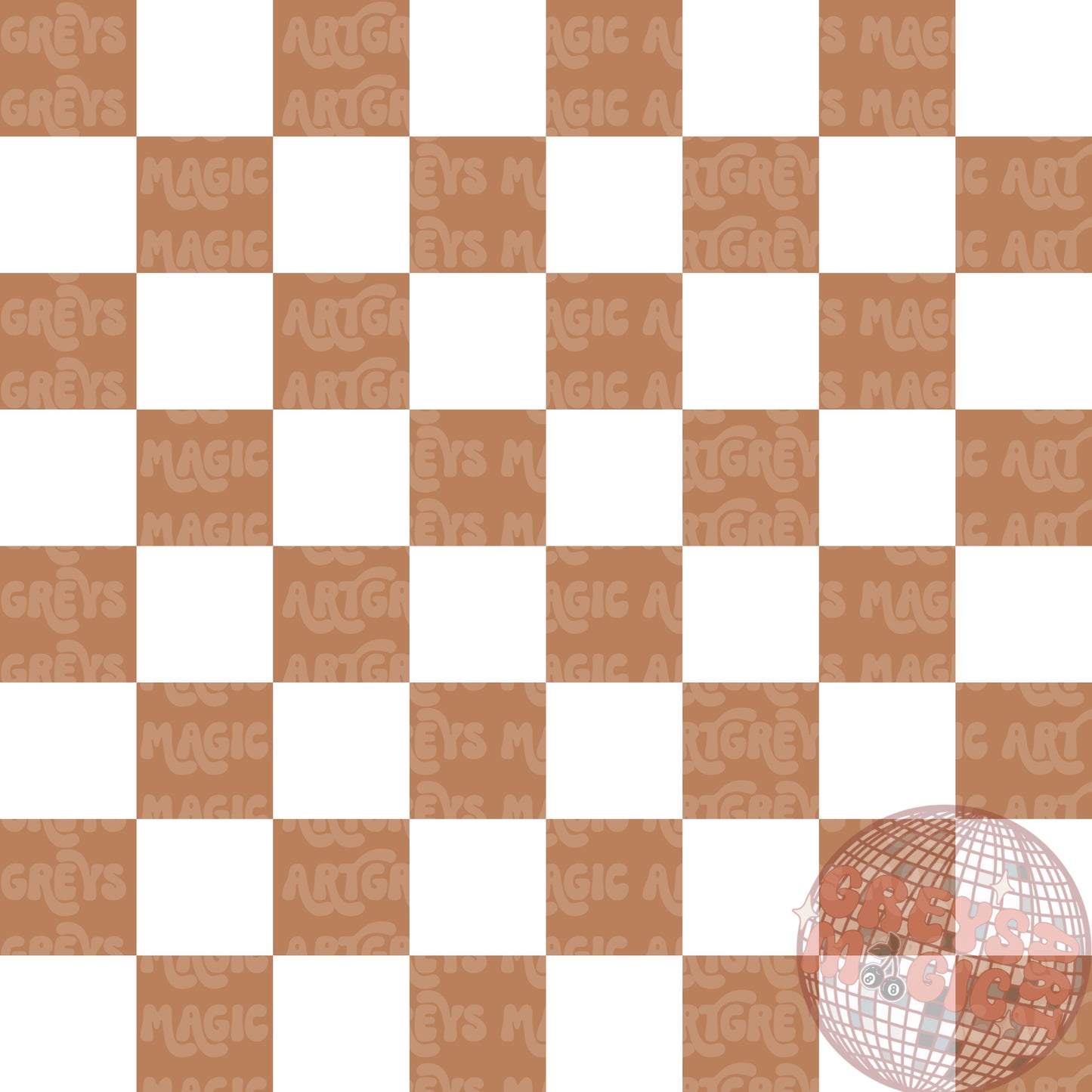 Fall Caramel Checkered Seamless File