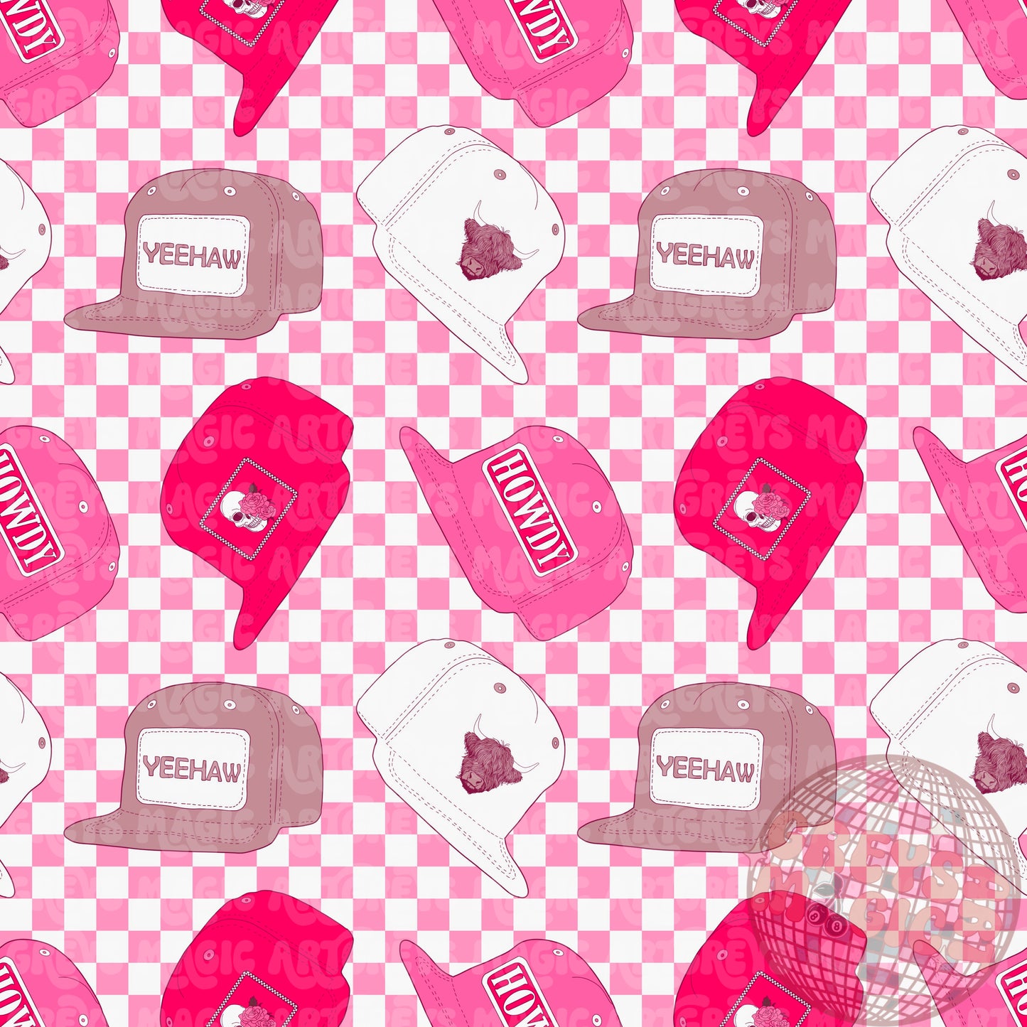 Western Girl SnapBack Seamless File
