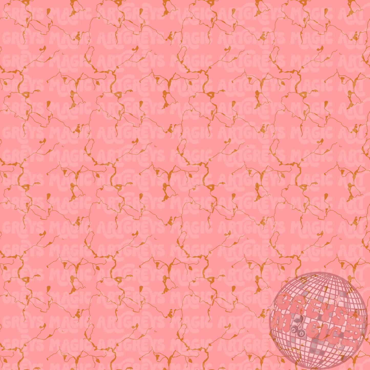 Pink And Gold Marble Stone Seamless File