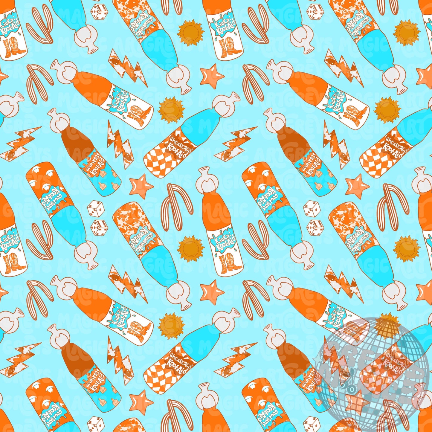 Cowboy Kool-Aid Seamless File