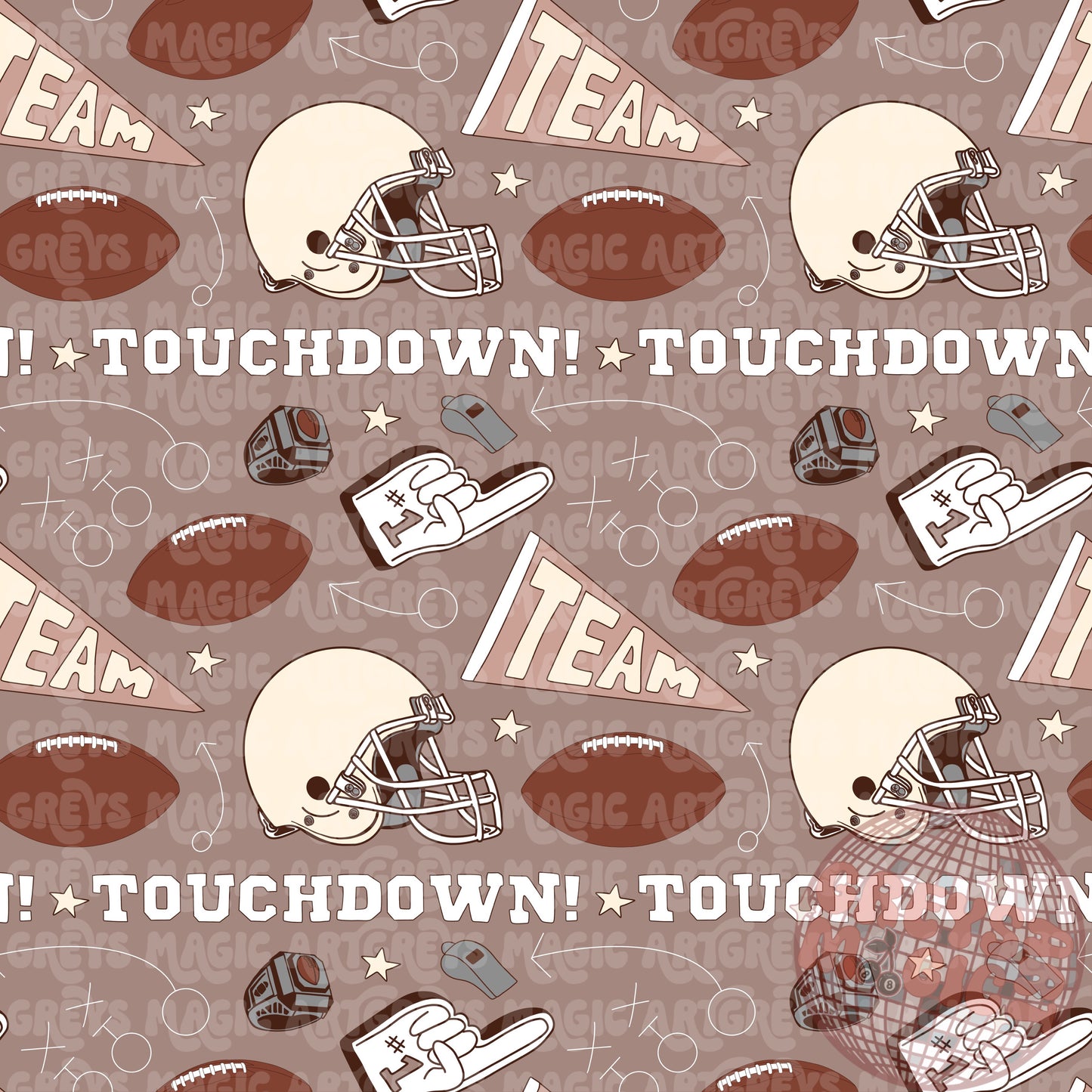 Neutral Football Seamless File