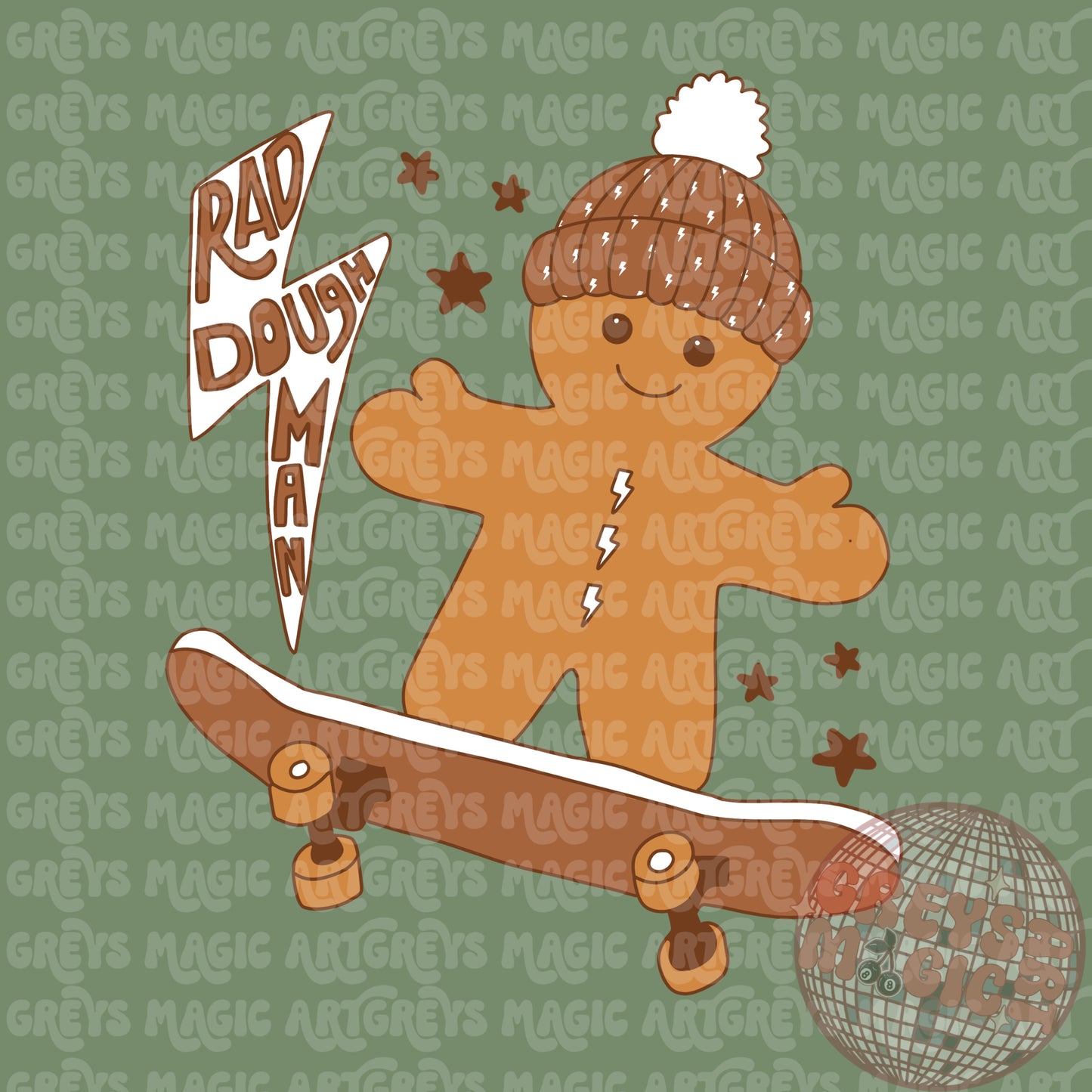 Rad Dough Man PNG