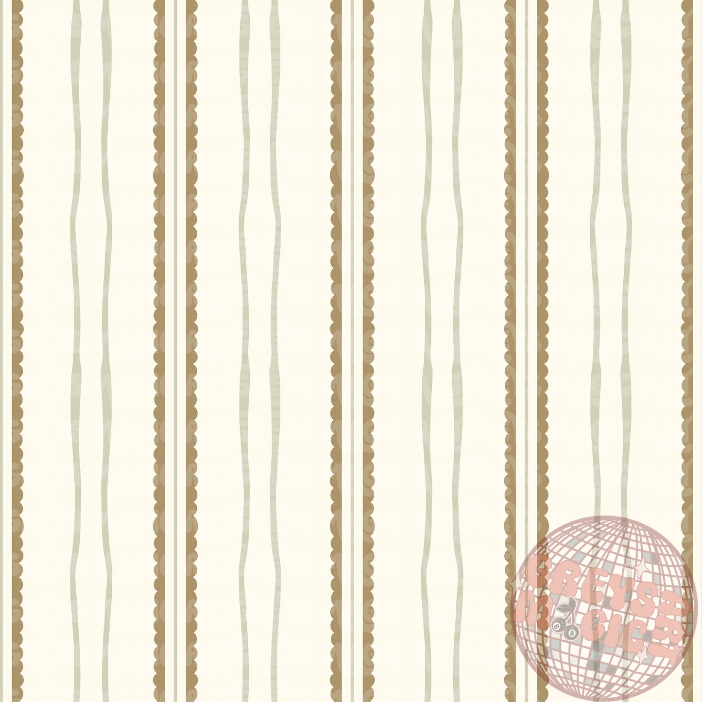 Cream And Gold Stripes Seamless File
