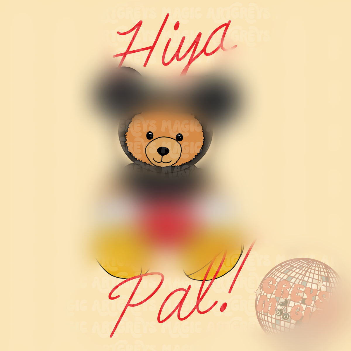 Hiya Pal Bear PNG