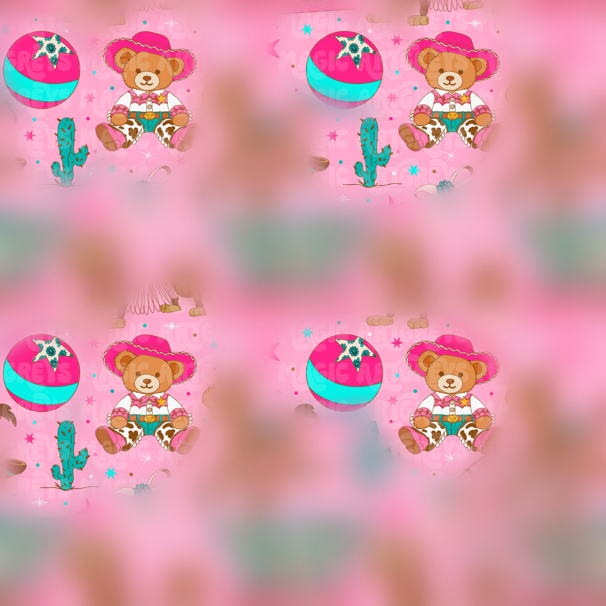Jessie Bear Western Seamless File