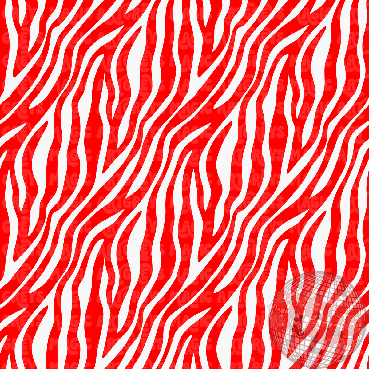 Red And White Zebra Seamless File