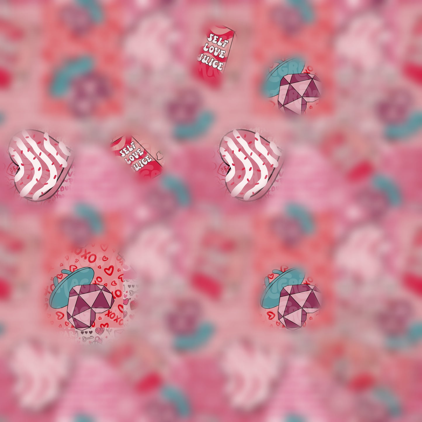 Boujee All Things Hearts & Self Love Juice Seamless File