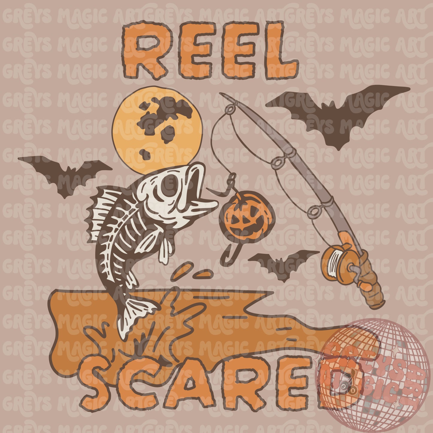 Reel Scared Fish PNG