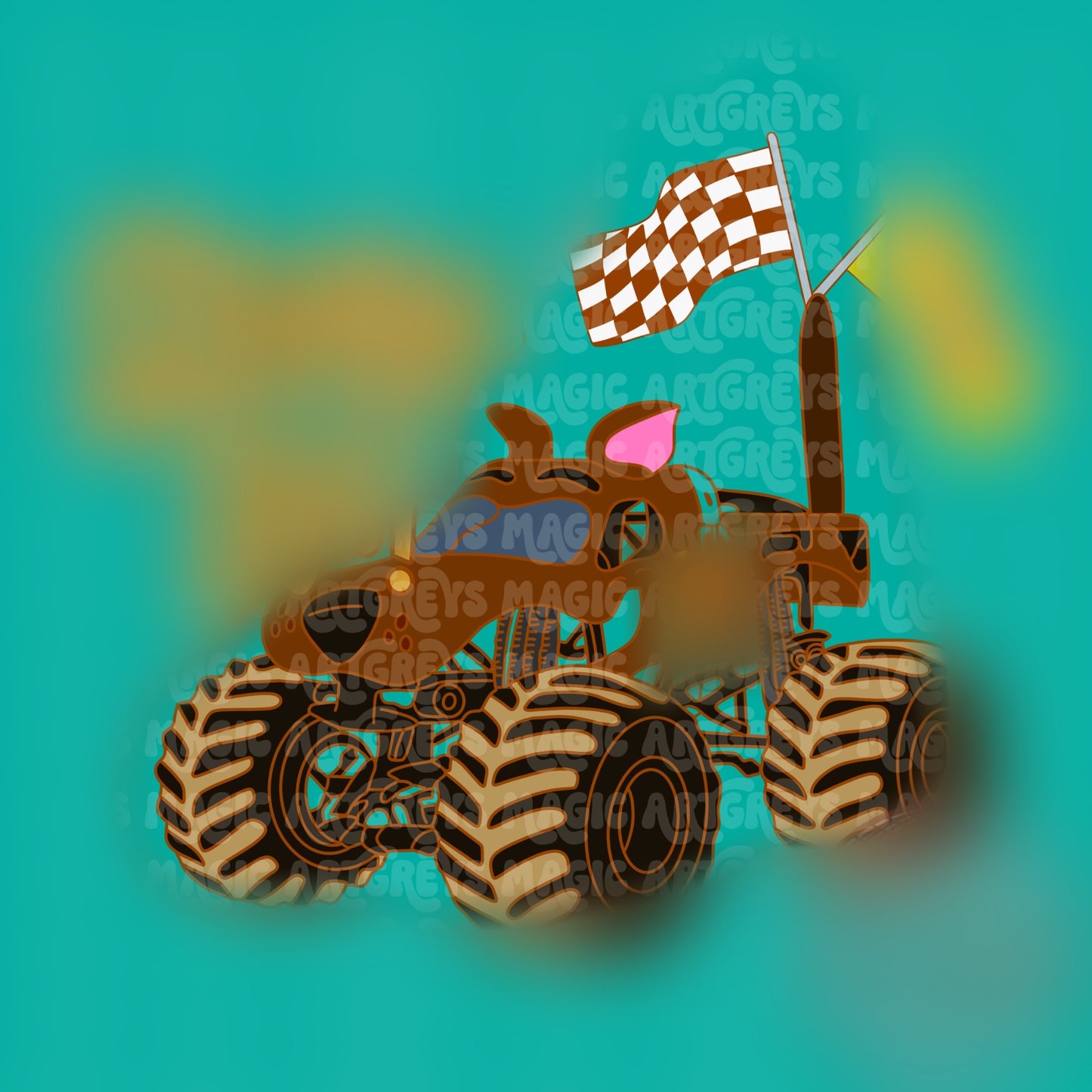 Scooby Truck PNG