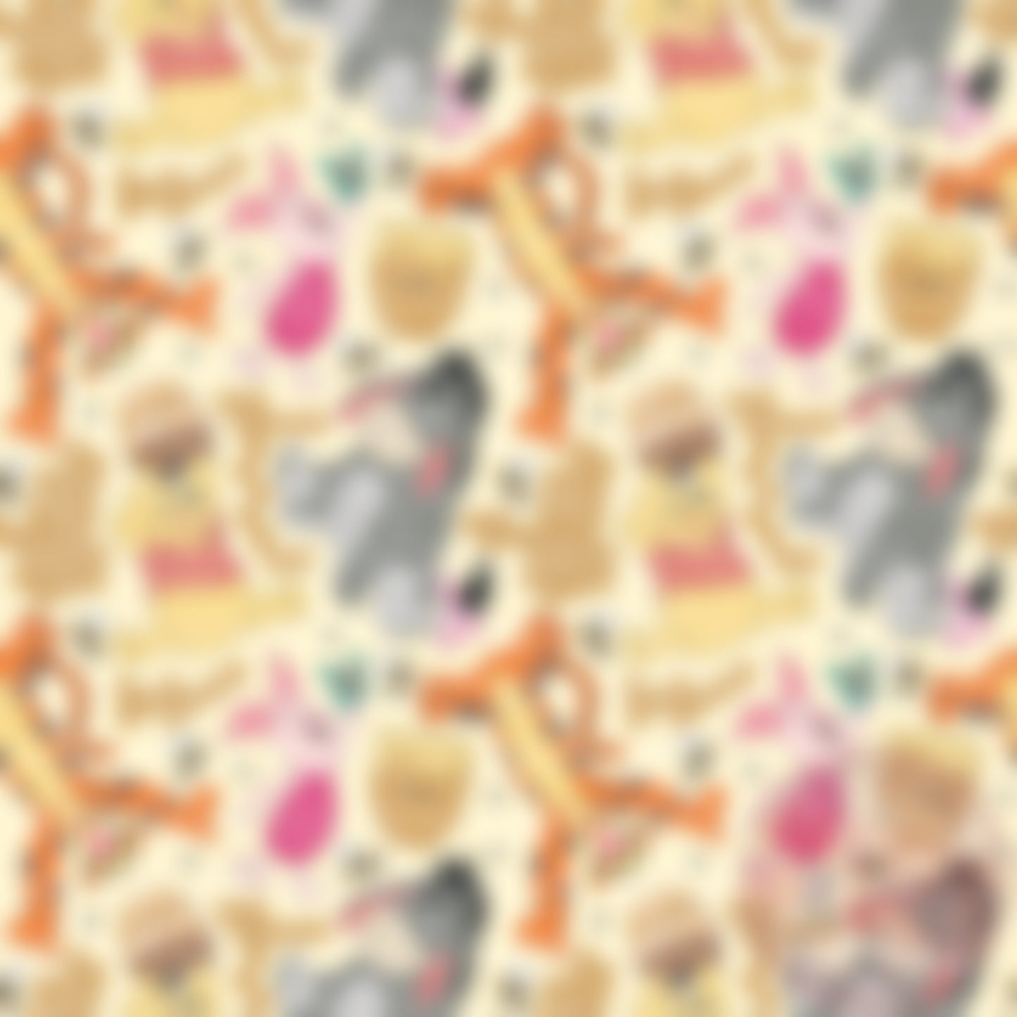Western Bear And Friends Seamless File