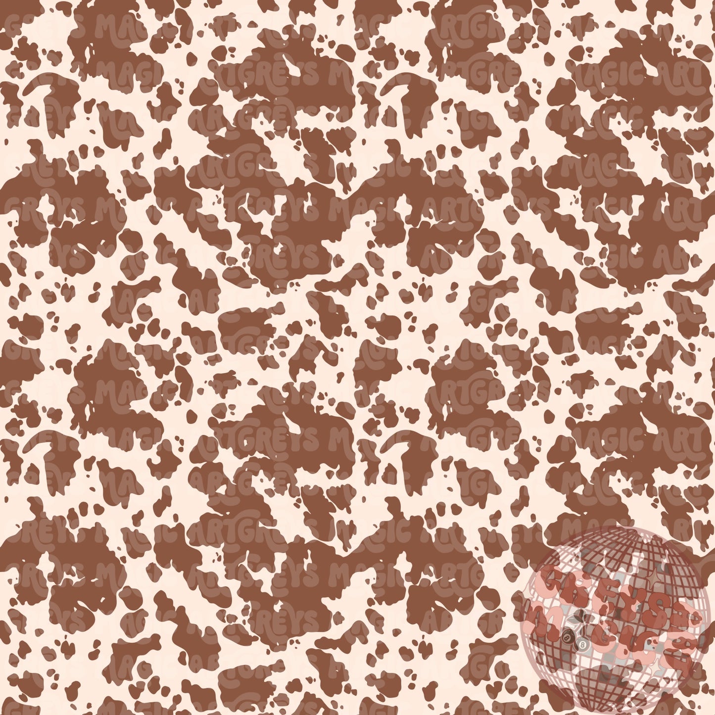 Brown Cowhide Seamless File